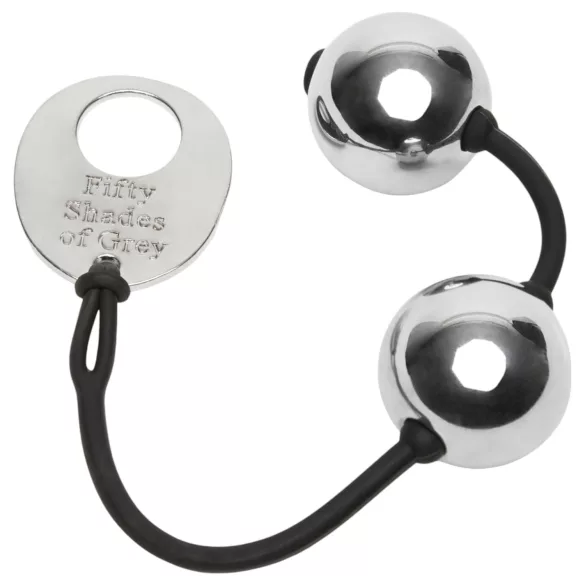Fifty Shades of Grey - Bola vaginal - peso médio - metal cinza