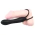 You2Toys - Dildo anal especial com anel peniano - silicone preto