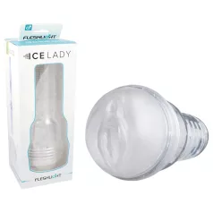   Fleshlight Ice Lady - masturbador masculino vagina transparente