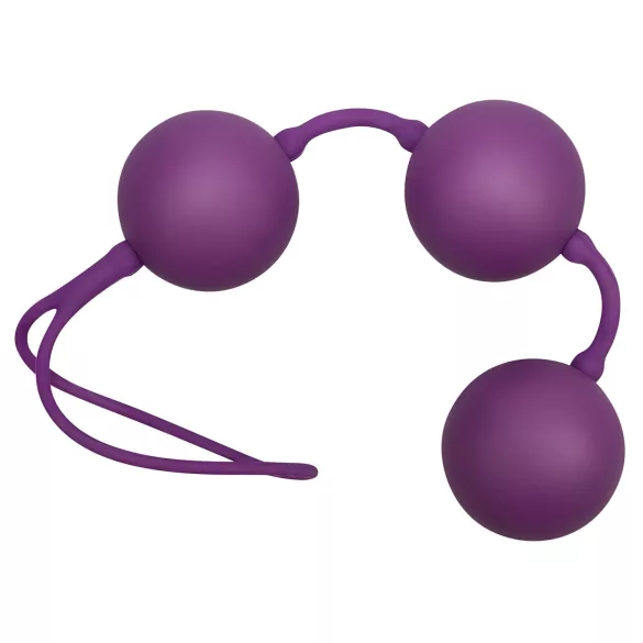 You2Toys - bola vaginal tripla - silicone - roxo