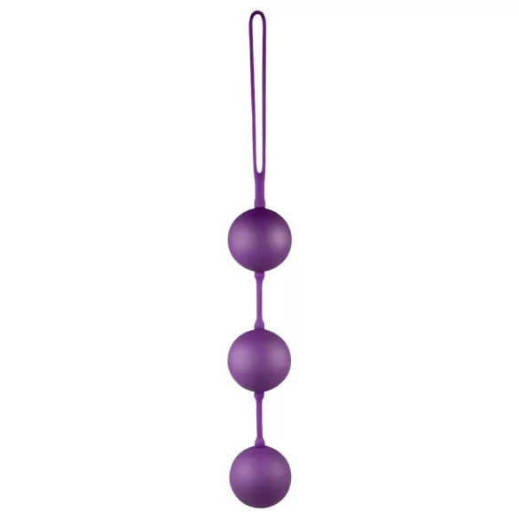 You2Toys - bola vaginal tripla - silicone - roxo