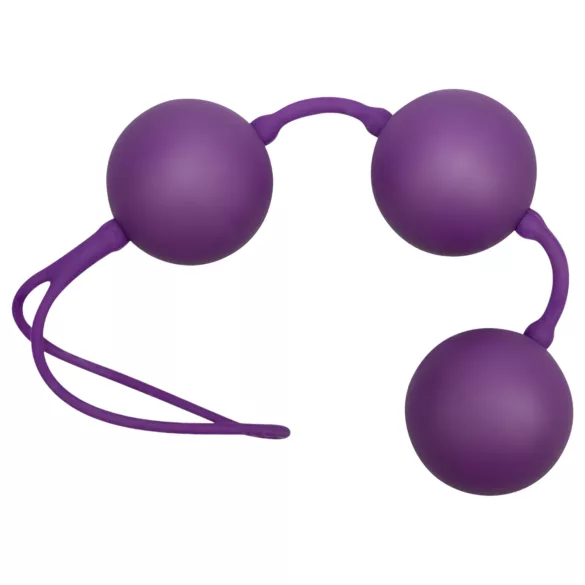 You2Toys - bola vaginal tripla - silicone - roxo