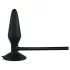 You2Toys True Black - plug anal inflável - silicone preto