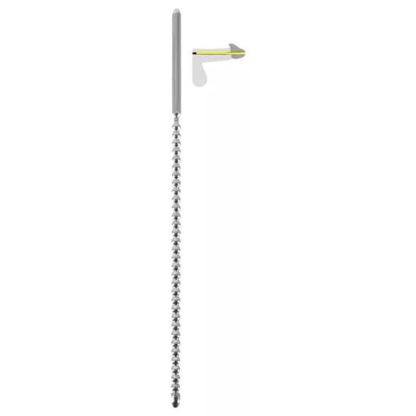 Sextreme - dilatador uretral com esfera - aço inoxidável 0,6cm