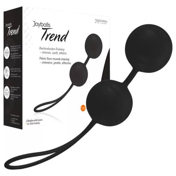 Joyballs - bolas tailandesas - dupla - silicone preto