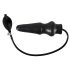 LATEX - Plug Anal Inflável Grande (preto)