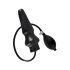 LATEX - Plug Anal Inflável Grande (preto)