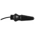 Latex plug anal grande insuflável (preto)