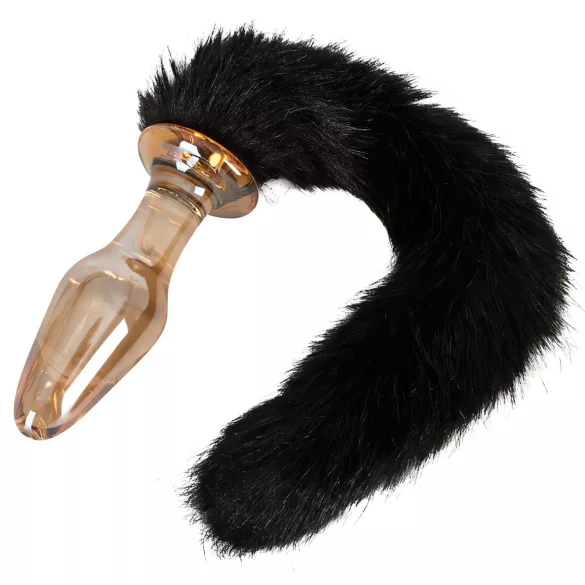 You2Toys - plug anal de vidro com cauda de gatinho