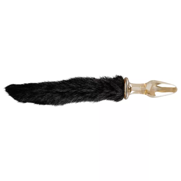 You2Toys - plug anal de vidro com cauda de gatinho