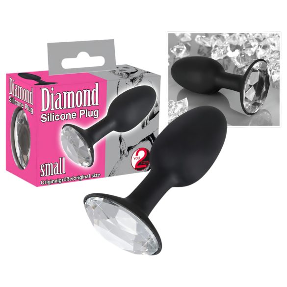 You2Toys - Diamante - plug anal de silicone (pequeno)