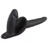 You2Toys - Cinta com dildo duplo em silicone preto