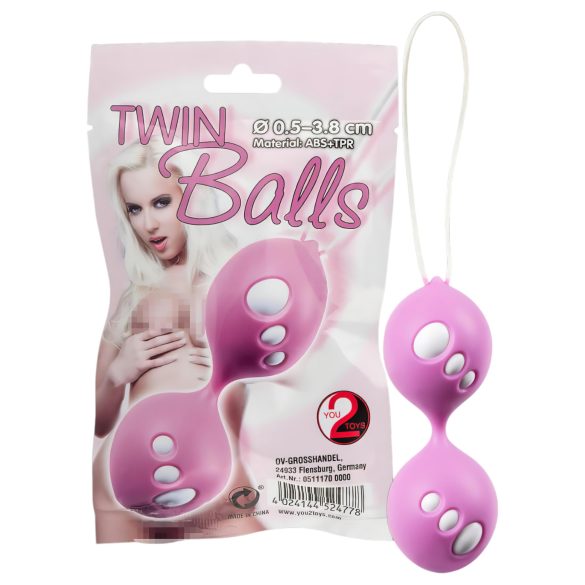 You2Toys - Twin Balls - duo de bolas de geisha (rosa)