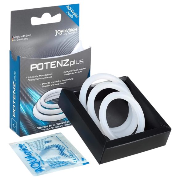 Conjunto de Anéis POTENZplus para Potência (3 peças)