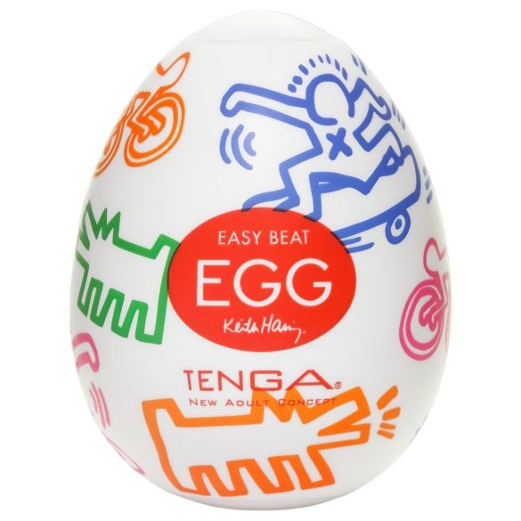 TENGA Egg Keith Haring Street - Masturbador em Forma de Ovo (1 unid.)