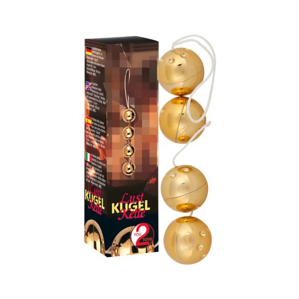 You2Toys - Bolas Geisha Douradas