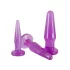 You2Toys - plug anal para treino - kit com 3 peças - lilás