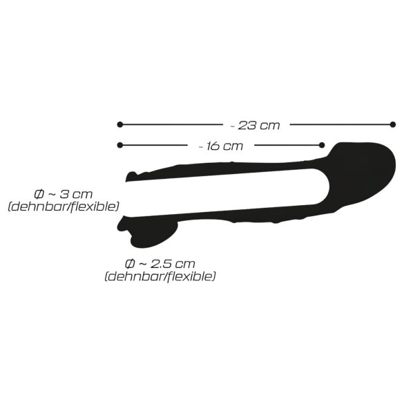 Extensor de pênis Crystal Skin