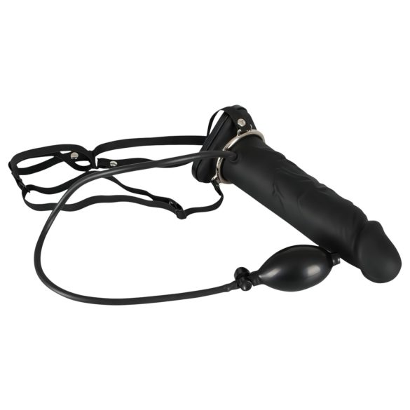 You2Toys - Strap-On Inflável - Dildo oco em silicone (preto)