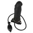 You2Toys - Strap-On Inflável - Dildo oco em silicone (preto)
