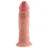King Cock - dildo realístico com ventosa - 23cm - cor natural