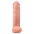 King Cock 12 Polegadas - Grande Dildo (30 cm) - Natural