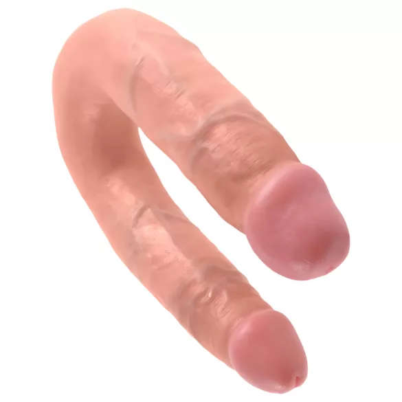 King Cock - dildo duplo médio - cor natural