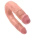 King Cock - dildo duplo médio - cor natural