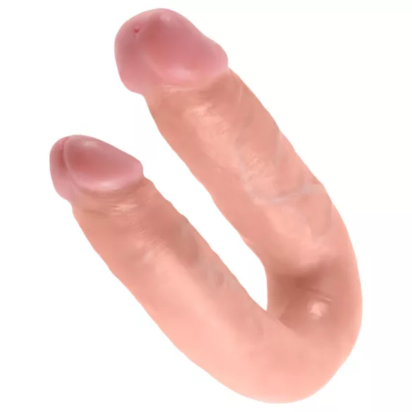 King Cock - dildo duplo médio - cor natural