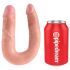 Dildo Duplo King Cock (médio) - cor natural