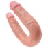 Dildo Duplo King Cock (médio) - cor natural