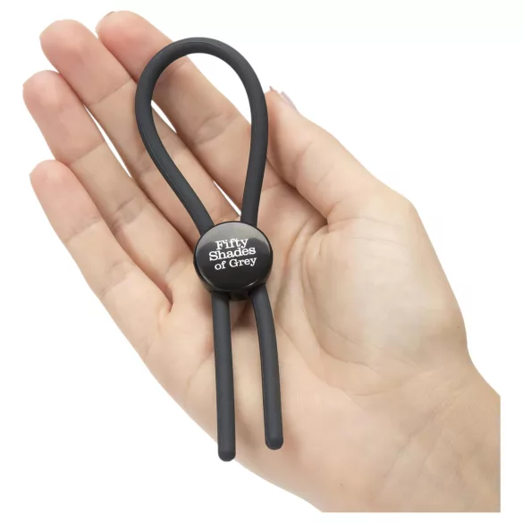 Fifty Shades of Grey - anel peniano ajustável silicone cinza