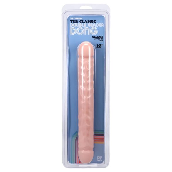 Doc Johnson dildo duplo - natural (30,5cm)