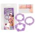 You2Toys - Conjunto de Anéis Penianos "Firmeza Total" - roxo (3 peças)