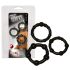 You2Toys - Fique Firme! kit de anéis penianos - preto (3 peças)