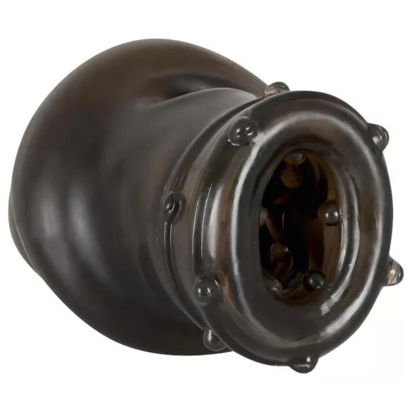 Rebel - capa peniana texturizada - silicone cinza