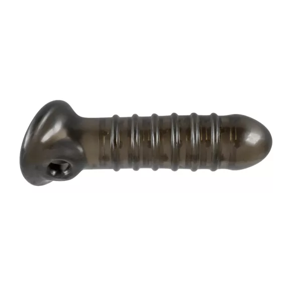 Rebel - capa peniana texturizada - silicone cinza