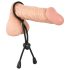 Bad Kitty - anel de silicone para pénis e testículos (preto)