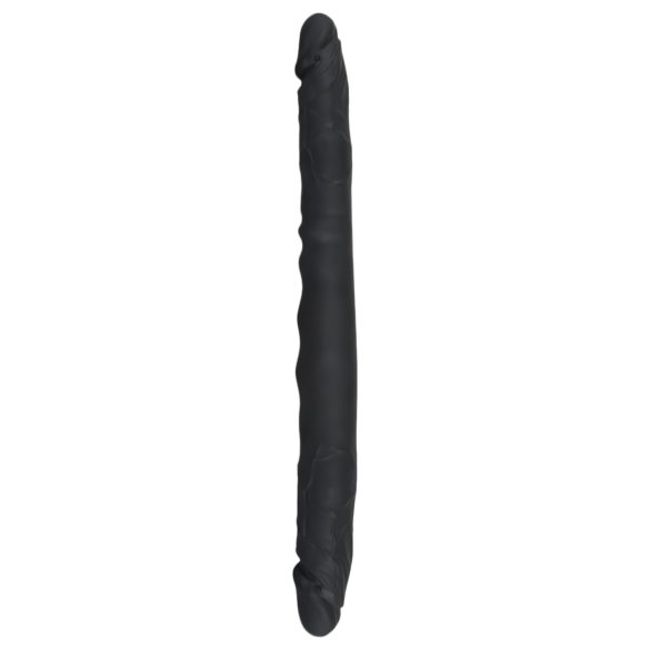 Bad Kitty - Dildo Duplo de Silicone (Preto)