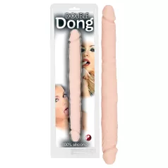 You2Toys - Double Dong - dildo 100% silicone (cor de pele)