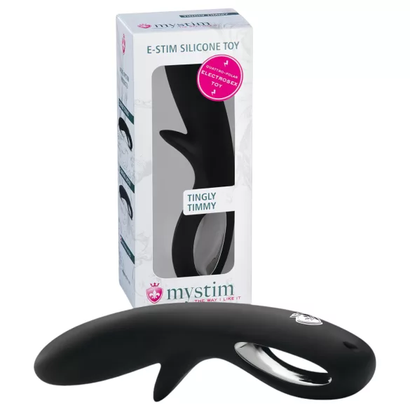 mystim Tingly Timmy - dildo elétrico de silicone