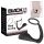 Veludo Negro - Plug Anal com Anel Peniano (Preto)