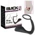 Veludo Negro - Plug Anal com Anel Peniano (Preto)