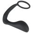 Veludo Negro - Plug Anal com Anel Peniano (Preto)