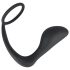 Veludo Negro - Plug Anal com Anel Peniano (Preto)