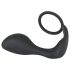 Veludo Negro - Plug Anal com Anel Peniano (Preto)