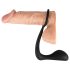 Veludo Negro - Plug Anal com Anel Peniano (Preto)