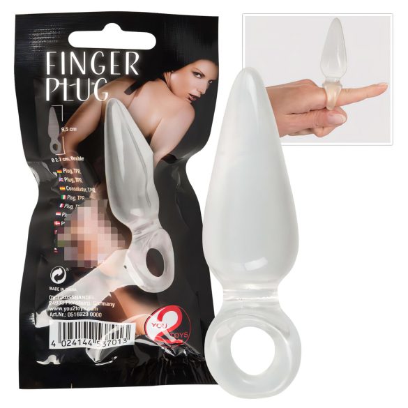 You2Toys - Plug Dedo - plug anal claro