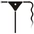 You2Toys - cintaralho com dildo em silicone - preto