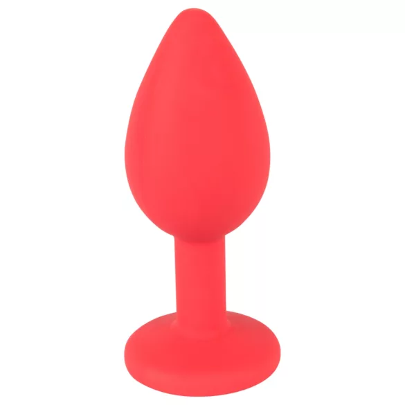 Colorful JOY - plug anal silicone pequeno - vermelho